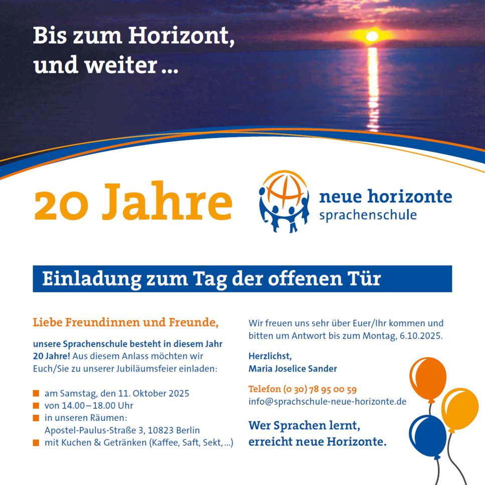 20 Jahre Jubiläum