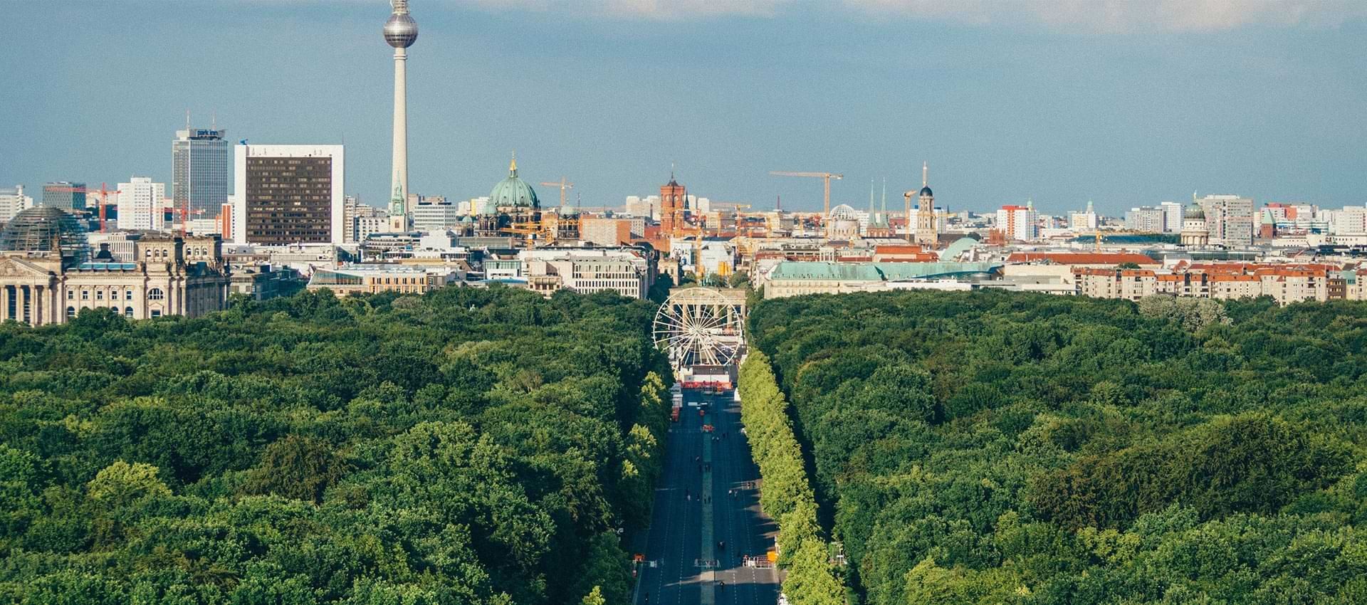 Berlin aus der Vogelperspektive
