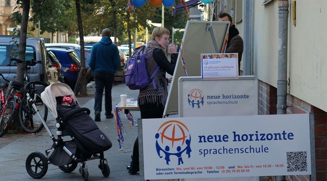 Außenansicht der Neue Horizonte Sprachenschule in Schöneberg